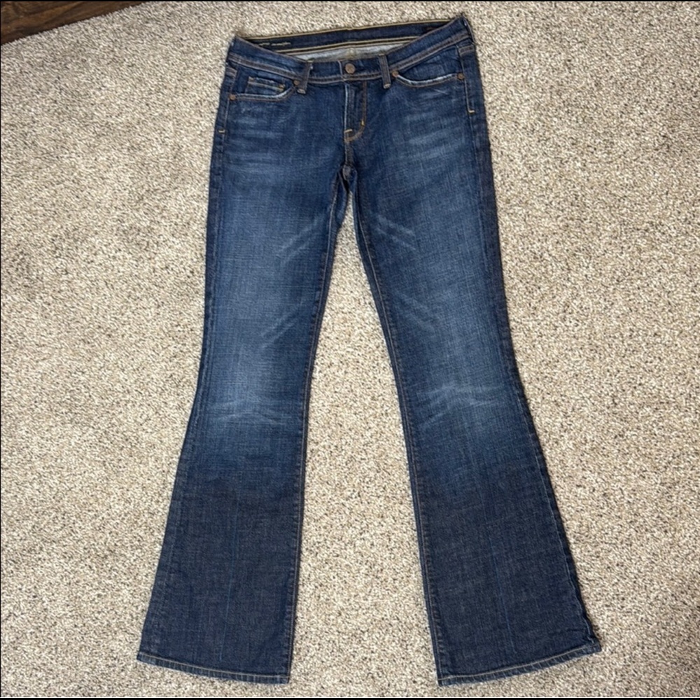 Citizens of Humanity Ingrid #002 Low Waist Flare Stretch Denim Jeans